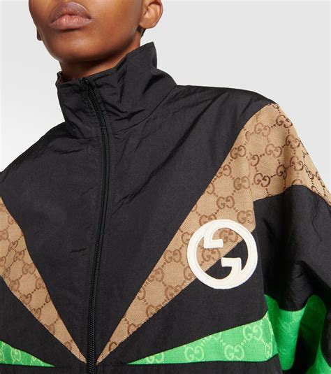 gucci paneled jacket